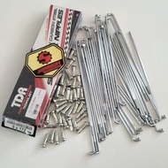 Spokes Spokes/ Spokes Nipples 172 Chrome TDR 9x172