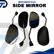 [THROTTLE DRIFT] SIDE MIRROR CARBON SILVER STEM 040H, 040Y, 2304H, AND 2304Y FOR MOTORCYCLE