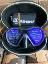NEW Apeks VX1 Frameless Amber/UV Cut Dive Mask