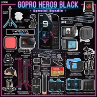 (READYSTOCK) ORIGINAL GOPRO HERO 9 BLACK BUNDLE 23.6MP HYPERSMOOTH 3.0 (1 YEAR FUNSPORTZ WARRANTY) HERO 9 / HERO 9 BLACK