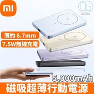 Xiaomi 小米磁吸超薄行動電源 5000 7.5W｜WPB0507S｜BHR08PFTW｜紫色