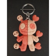 GANTUNGAN Cute Magnetic Bestie Couple Keychain - Fox Panda Bamboo Cat - Keychain