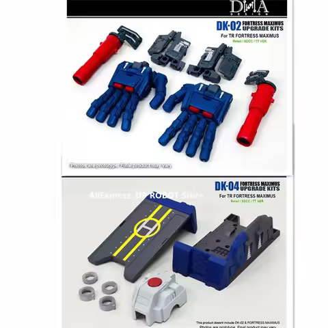 【IN STOCK】DNA Design DNA DK-02 DK-04 Upgrade Kits For Fortress Maximus Accessories