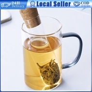 Creative Pipe Glass Design Tea Strainer Herbs Infuser Infusion Pipe Reusable Pipe Tea Infusing Tool