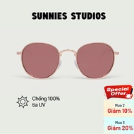 SUNNIES STUDIOS - Winona Rosegold M Square Frame Sunglasses - 60220-13-13