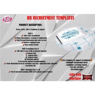 RECRUITMENT [HR] 🔥16 steps🔥 of recruitment program guideline, assessment, forms, letters; ISO Compli