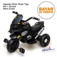 Sepeda Aki Anak Motor Aki Anak Model Motor Mainan Anak 3-5 Tahun Mainan Anak