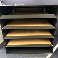 IKEA HARVMATTA Letter tray, antracite, Bekas surat