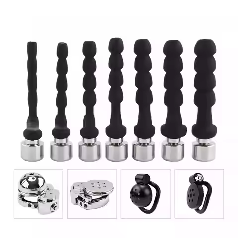 New Silicone Pony Eye Rod CB Lock Accessories Men's Long Pony Urethral Rod Urethral Expander Pony Ey