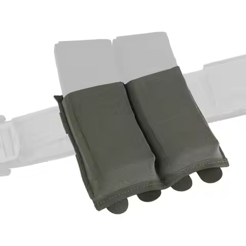 Durable Lightweight Elastic Double Mag Pouch Rifle AR M4 5.56 .223 AK 7.62 .308 Magazine Holster Mol