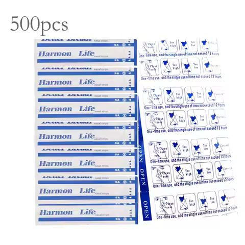 500pcs Anti-snoring Snoring Strips Better Breathe Nasal Strips Right Way Stop Health Care Snoring An