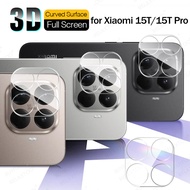 1-3PCS 3D Tempered Glass Camera Cover For Xiaomi 15T Pro Xiaomi 15T 5G Mi 15T 15TPro 5G Global Rear 