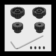 Metal Pinion Gear Motor Gear Upgrade for Tamiya TT01 TT02 TB02 TA05 RC Car 18T 19T 23T 24T Compatibl