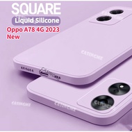 Oppo A78 4G 2023 Square Liquid Phone Case For Oppo A78 OppoA78 78A A 78 4G 5G 2023 Silicone Casing S