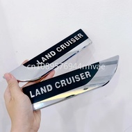 2pcs ABS car logo Fender Side Emblem Sticker For Toyota Land Cruiser Prado VX TX VX. GXR VXR VXS GXR