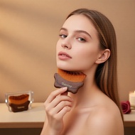 Facial Contour Brush – Pentagon Lymphatic Jaw Massager & Cleanser, Dual-Function Skincare Tool, Stor