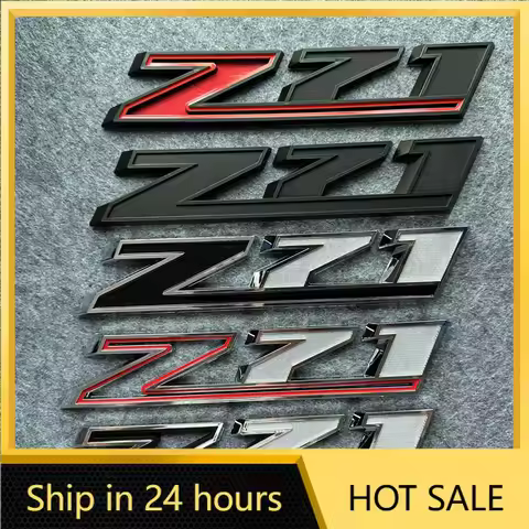 1 PIECE POP SELLING MARKET 3D Z71 Emblems Side Decals Badges Compatible with Silver do Z71 Parts CAR