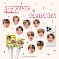 Acrylic CHARM NEOBONG/LIGHTSTICK/GRIPTOK/POPSOCKET NCT 127