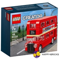 [HAPPY.BRICKS] LEGO CREATOR - 40220 - LONDON MINI BUS - MINI TWO-FLOOR BUS