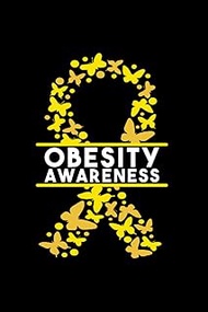 Obesity Awareness: Obesity Awareness Adiposity Overweight Chubby Notebook 6 x 9 Inch Squared Notes P