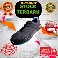 krisbow sepatu pengaman auxo hitam safety shoes auxo - 40