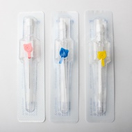 1-50pcs IV Cannula with Injection Port & Wings Sterile I V Catheters 20G 22G 24G Veterinary Consumab