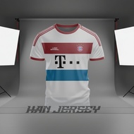 Bayern Munich 2014 Away Full Printing Football Jersey