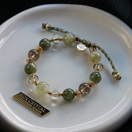 樸石系列 幽澈 綠祖母晶 茶晶