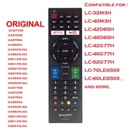 Sharp Original LCD LED SMART TV remote control GB234WJSA Fit for GA877SB GA872SB GA879SA GA880SA GA9