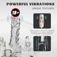 Peniile Sleeve with Vibrator Penile Ring 3.6 inch Clear Penile Sleeve Penile Ring Extender Ultra-Sof