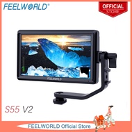 FEELWORLD S55V2 5.5 Inch DSLR Camera Field Monitor IPS 1920x1152 Support 4K HDMI Input Output Tilt A