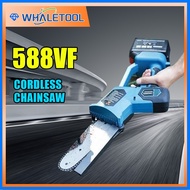 588vf Cordless Electric Chain Saw One-handed Household Small Logging Lithium Battery Fruit Tree Saw Handheld Pruning Saw