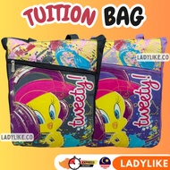 Tweety Bird Bag Tuition Bag School Carry Kid Bag Rainproof Bag Beg Budak Sekolah Tuisyen Bekas Budak