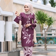 New Batin Seri Bayu Kurung New Launching Baju Kurung Floral Grace- Baju Kurung Fashion Muslim Wanita