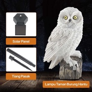 1CLICK2BUY OOBEST Waterproof Solar Panel Warm White Owl Decorative Garden Light - SG15S