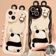 NC Cartoon 3D Panda Ear  IPhone 15 Pro Max Case Iphone Case Compatible for IPhone 11 14 Pro Max 13 P