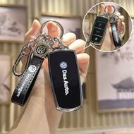 [TPU] Car key Case Cover for Volkswagen VW Passat CC B6 B7 B7L 3C R36 Maogotan B5 Black and White Fa