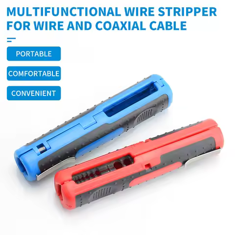 Portable Wire Stripper SK5 Blade Coaxial Cable RG59 RG6 Multifunctional Stripping Cutter Pliers Hand