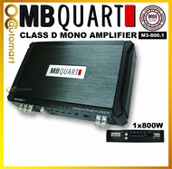 MB Quart Class D Monoblock Amplifier M3-800.1 Mono Block Amp For Woofer
