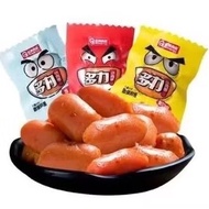 Bag of 50 packs of 2 instant mini sausages, 2 ball sausages of all flavors, Chinese domestic snacks