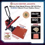 READY!!! Mesin Press Sablon Kaos 38x38 Digital Premium SF-01 / SF-03 Kaos, Bag, Puzzle, Plat Alumini