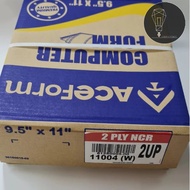 ACE Form Computer Form 9.5"x11  2ply-2up NCR 500 Fans