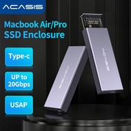 ACASIS USB C 3.2 SSD Enclosure for Apple Flash SSDs 12+16 PIN MacBook Pro,MacBook Air, Mac Pro, iMac and Mac mini from 2013 to 2017 Enclosure with M.2 Nvme SSD adapter