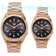 Jam Tangan Couple Pasangan Pria Wanita Terbaru Rantai Stainless