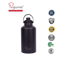 La gourmet Superwide 1890ml Thermal Bottle - Vantablack