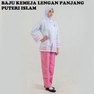 𝓓𝓮𝔁𝔀𝓲𝓷 BAJU KEMEJA LENGAN PANJANG PUTERI ISLAM BLOUSE UNIFORM SERAGAM PPIM BAJU SHJ