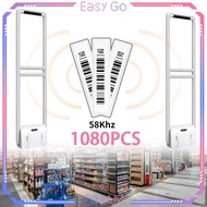 1080pcs Anti-Theft Alarm Label Sensor Label DR AM 58 KHz General in Supermarket Sensor OP Alarm