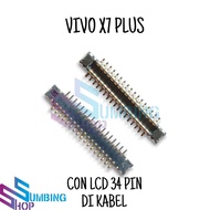 Vivo X7 Lcd Connector Plus Socket Connector Fpc On Board 34 pin