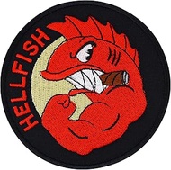 Patchking Simpsons The Of The Flying Hellfish Ww2 Comic Patch Aufnäher