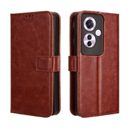 For OPPO Reno11 F 5G Case Wallet PU Leather Back Cover Casing For OPPO Reno 11F Reno11F 5G Phone Cas